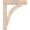 Ekena Millwork Thorton Block Smooth Bracket w/ Offset Brace, Douglas Fir, 7 1/2"W x 34"D x 42"H BKT0806X34X42THR05SDF - alternate 4